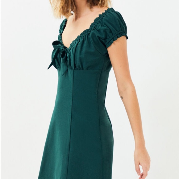 la hearts bustier mini dress